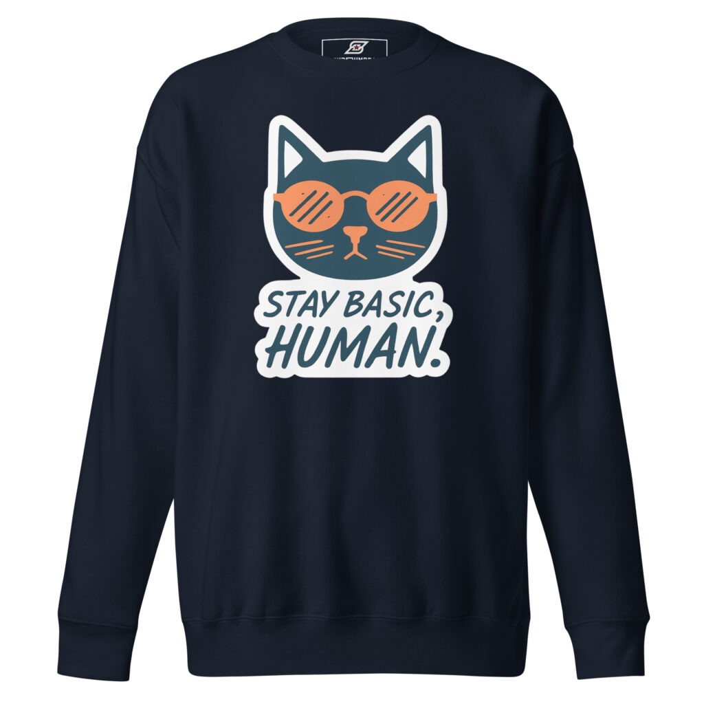Ultimate Sarcastic Cat Sweatshirt for Chill Vibes | SuperUmbra